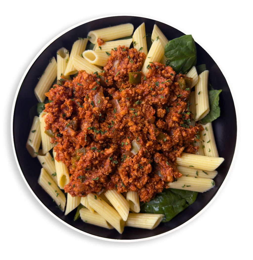 Bee Fit pasta with meat sauce